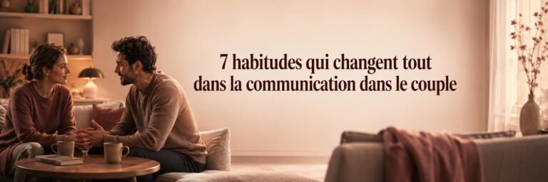 Read more about the article Communication dans le couple : 7 habitudes qui changent tout