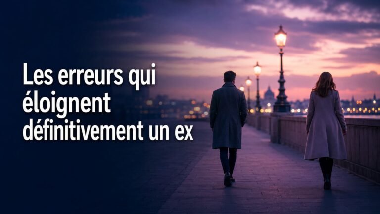 Read more about the article Les erreurs qui éloignent définitivement un ex